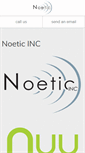 Mobile Screenshot of noeticinc.com